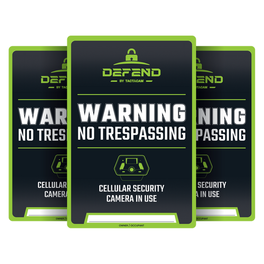 Defend No Trespassing Signs